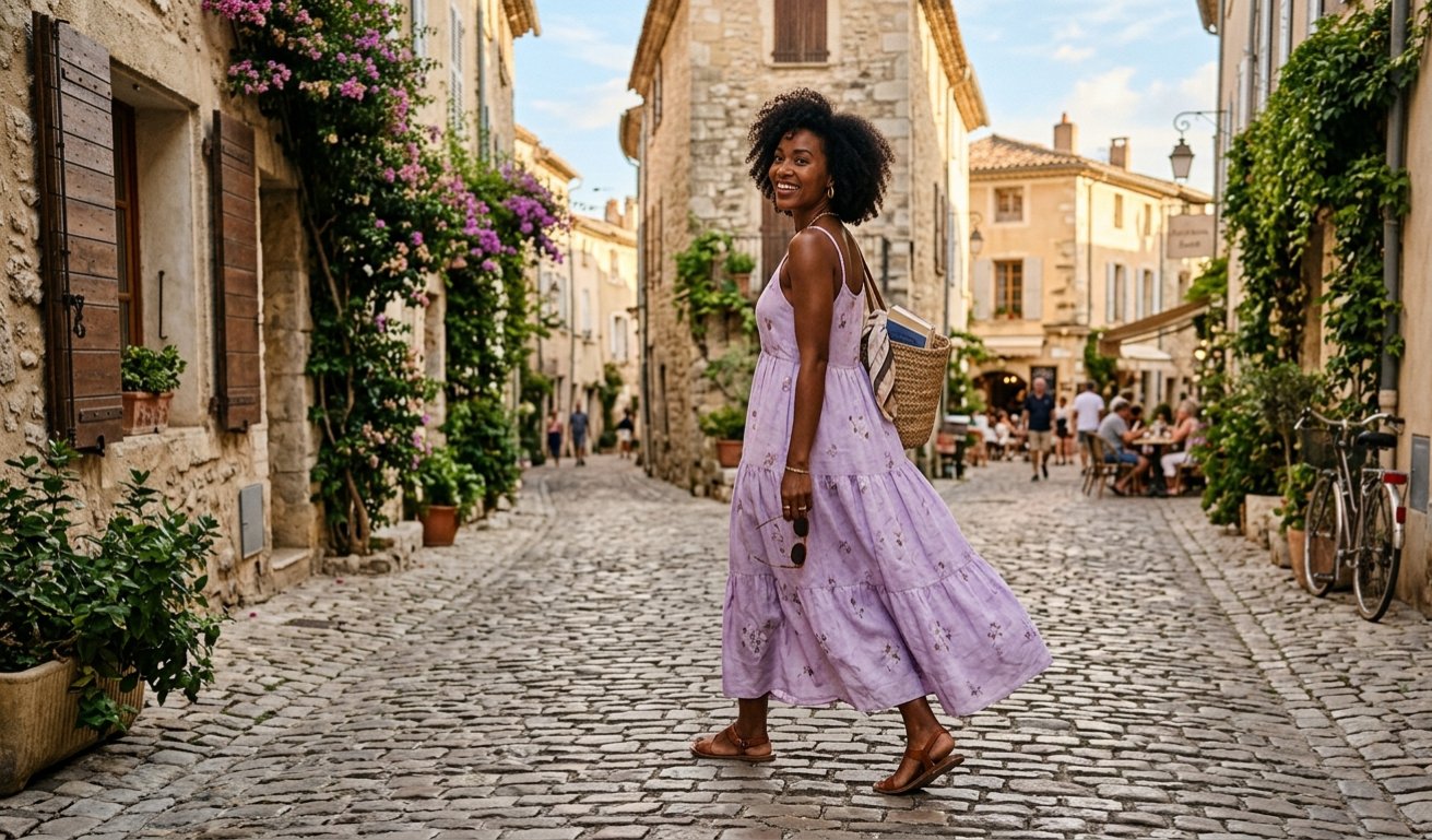 Woman living freely — embodying the Vintage 76 philosophy of refined freedom